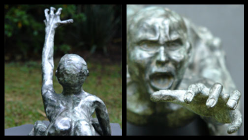 scream BRONZE ART